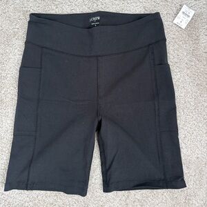J. Crew Women's Classic Black Bike Shorts